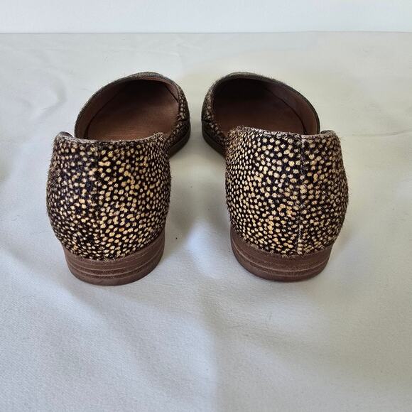 Madewell Marisa D’Orsay Flats Size 6.5 Brown Black Speckled Leather - Picture 5 of 5